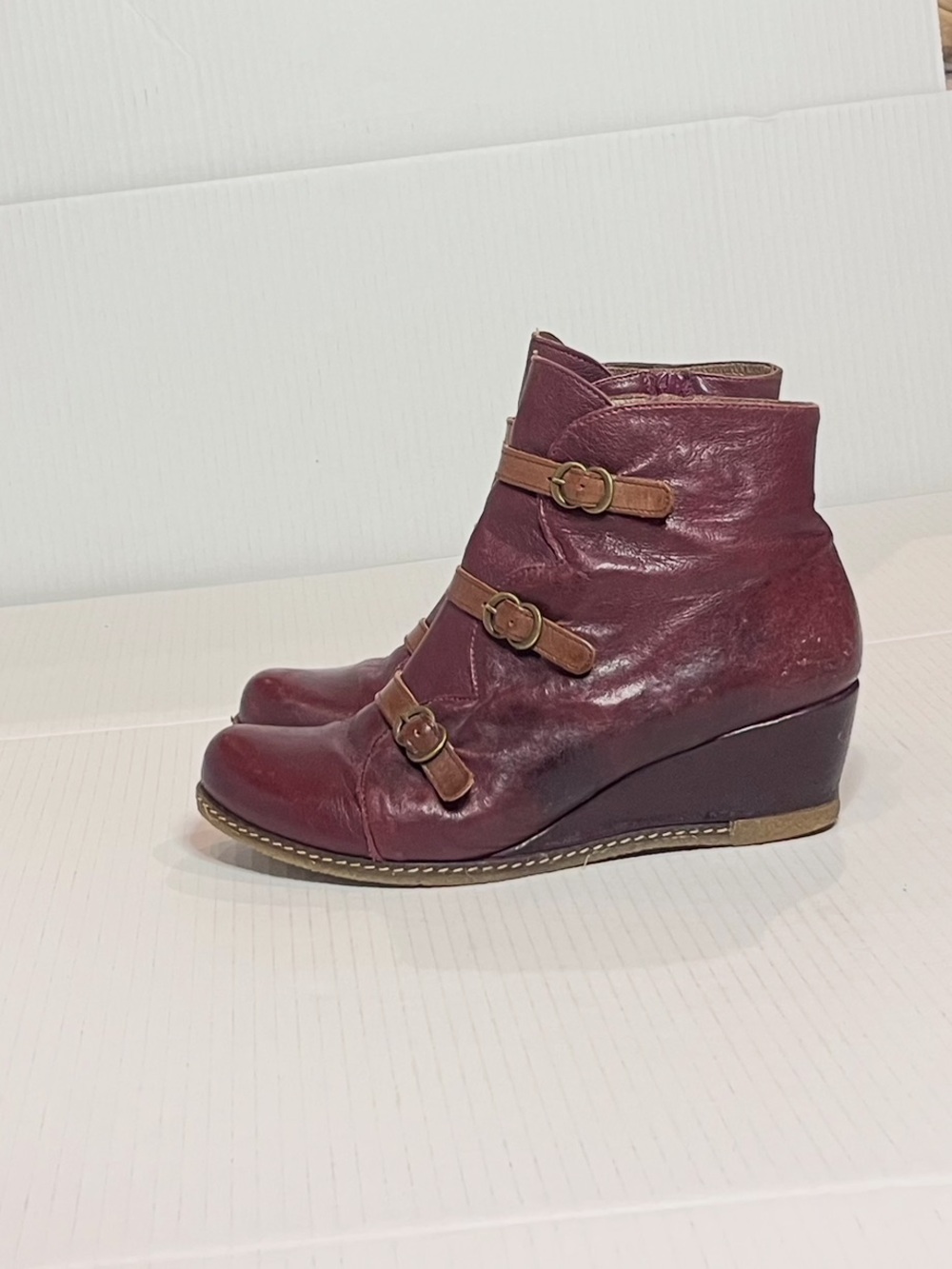 Eric Michael Lena Red Wedge Bootie